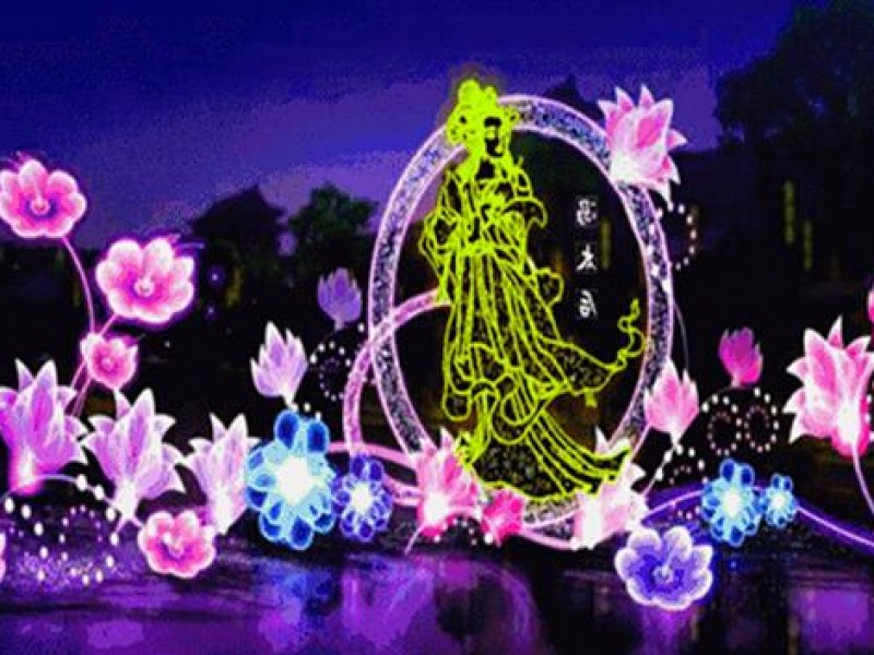 2019年山西大同夢(mèng)幻燈光節點(diǎn)亮夏天的夜
