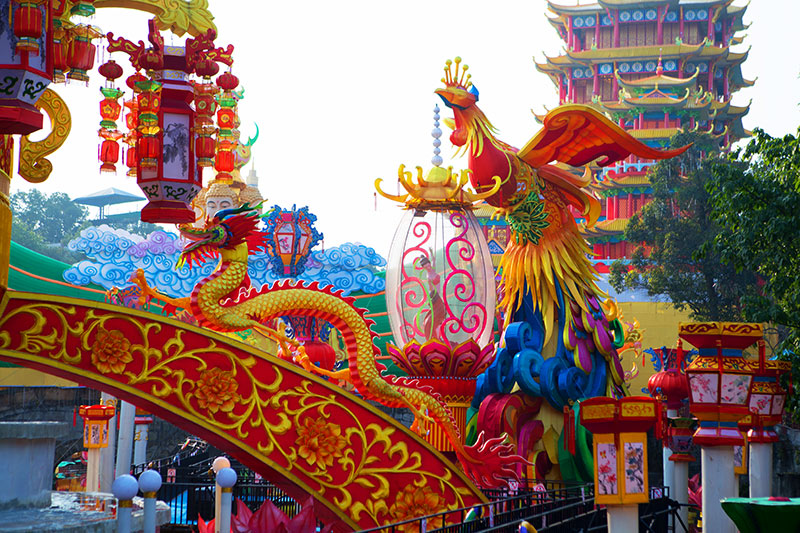 央視焦點(diǎn)訪(fǎng)談：自貢仿真恐龍、自貢花燈彩燈燈會(huì )燈展占全球市場(chǎng)超80%